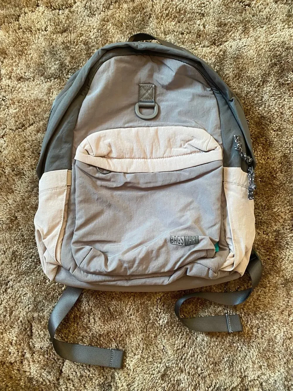 Bagsmart Lightweight Bookbag Back Pack School Work Laptop Gray